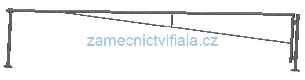 Závora otočná - manuální