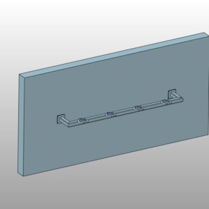 Držák koloběžek nástěnný, uzamykatelný