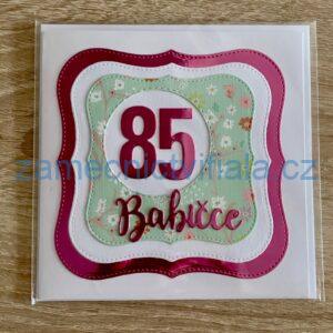 Přáníčko 85 babičce