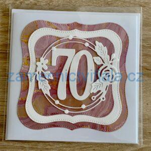 Přáníčko 70 hnědé