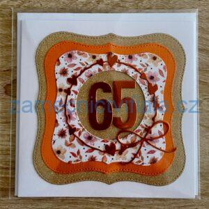 Přáníčko 65 kruh