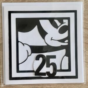 Přáníčko 25 kocour černý