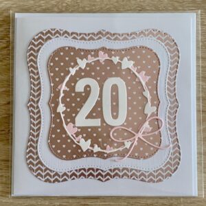 Přáníčko 20 zlatá kruh