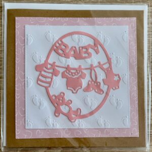 Přáníčko narození miminka motiv vejce